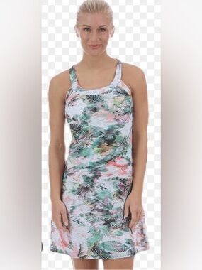 Prana Cantine Racerback Halter Dress sz S